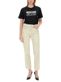 Moschino Jeans Women's Cropped Jeans Blue