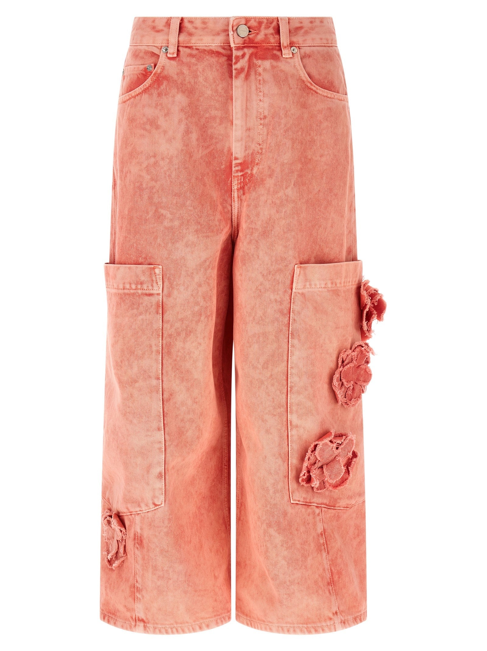 Ganni Cropped Jeans Blue