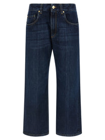 Brunello Cucinelli Cropped Jeans Blue
