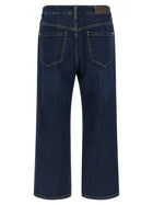 Brunello Cucinelli Cropped Jeans Blue