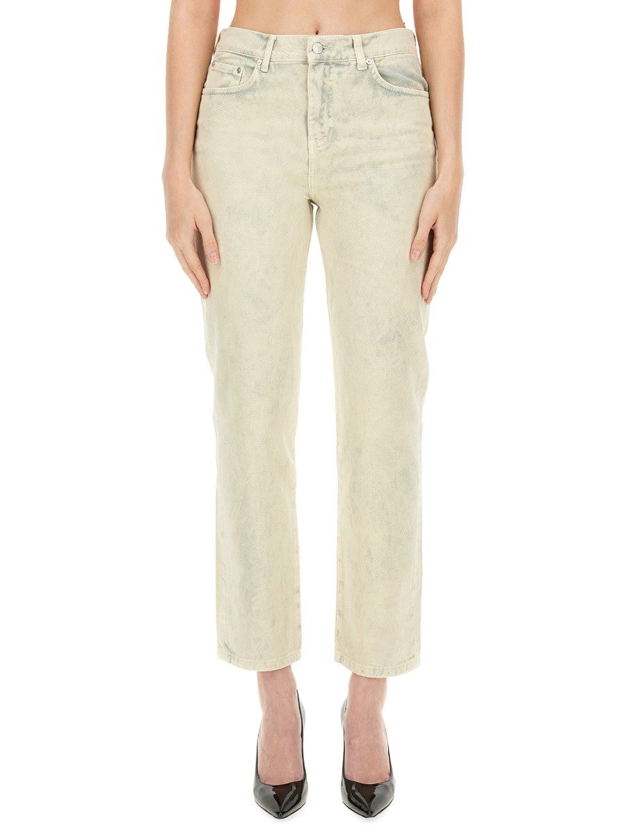 Moschino Jeans Women's Cropped Jeans Blue