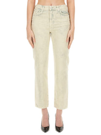Moschino Jeans Women's Cropped Jeans Blue