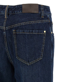 Brunello Cucinelli Cropped Jeans Blue