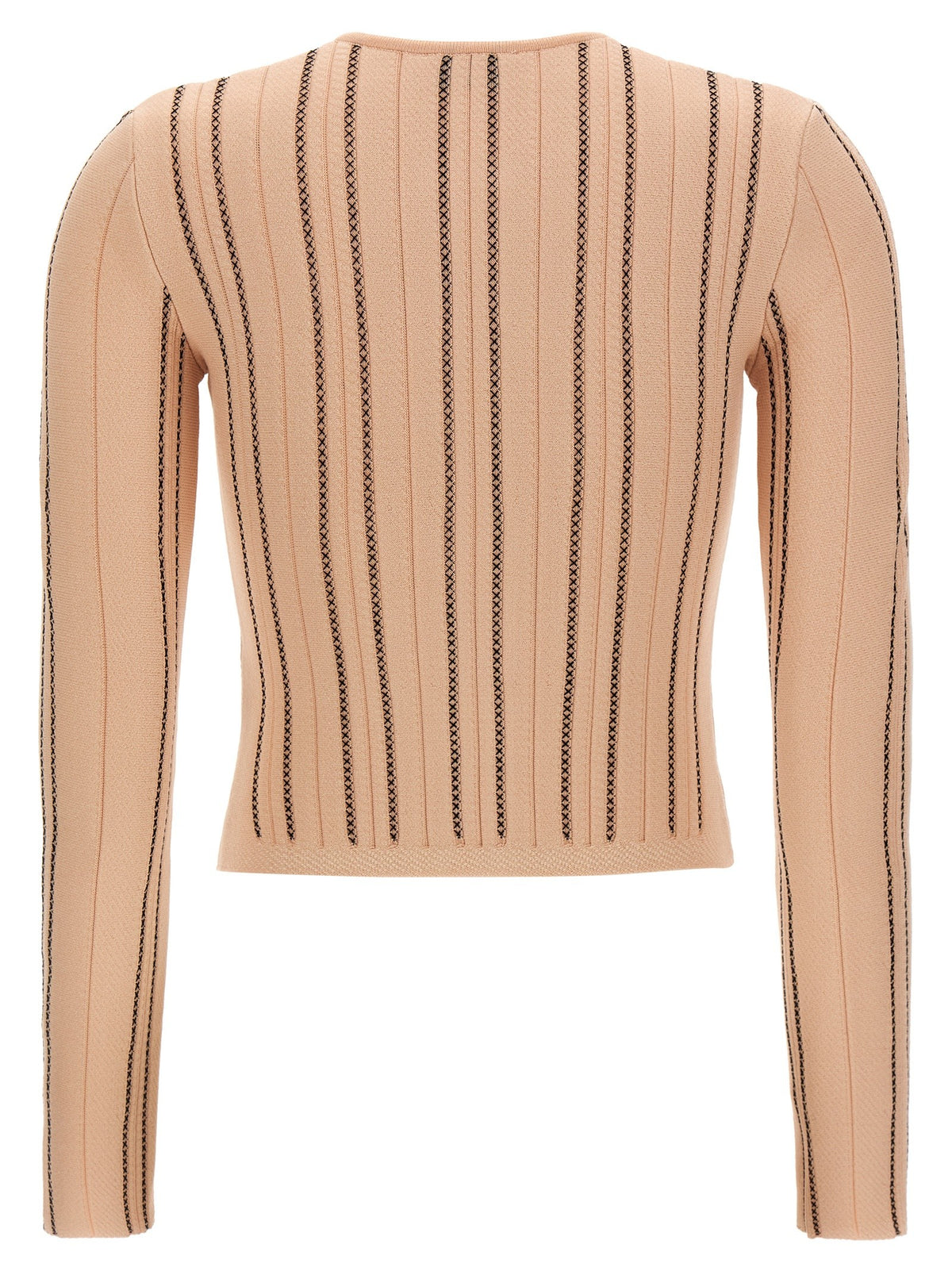 Elisabetta Franchi Cropped Knit Cardigan Blue, view 2