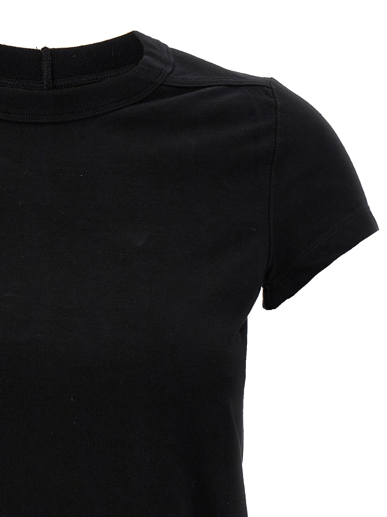 Rick Owens Cropped Level Shirt Black