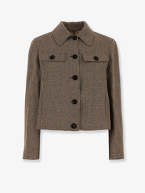 Brunello Cucinelli Women's Cropped Linen Jacket Beige