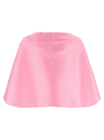 Alberta Ferretti Cropped Mantle Blue