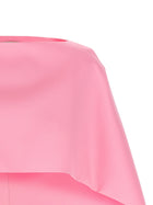 Alberta Ferretti Cropped Mantle Blue, view 3