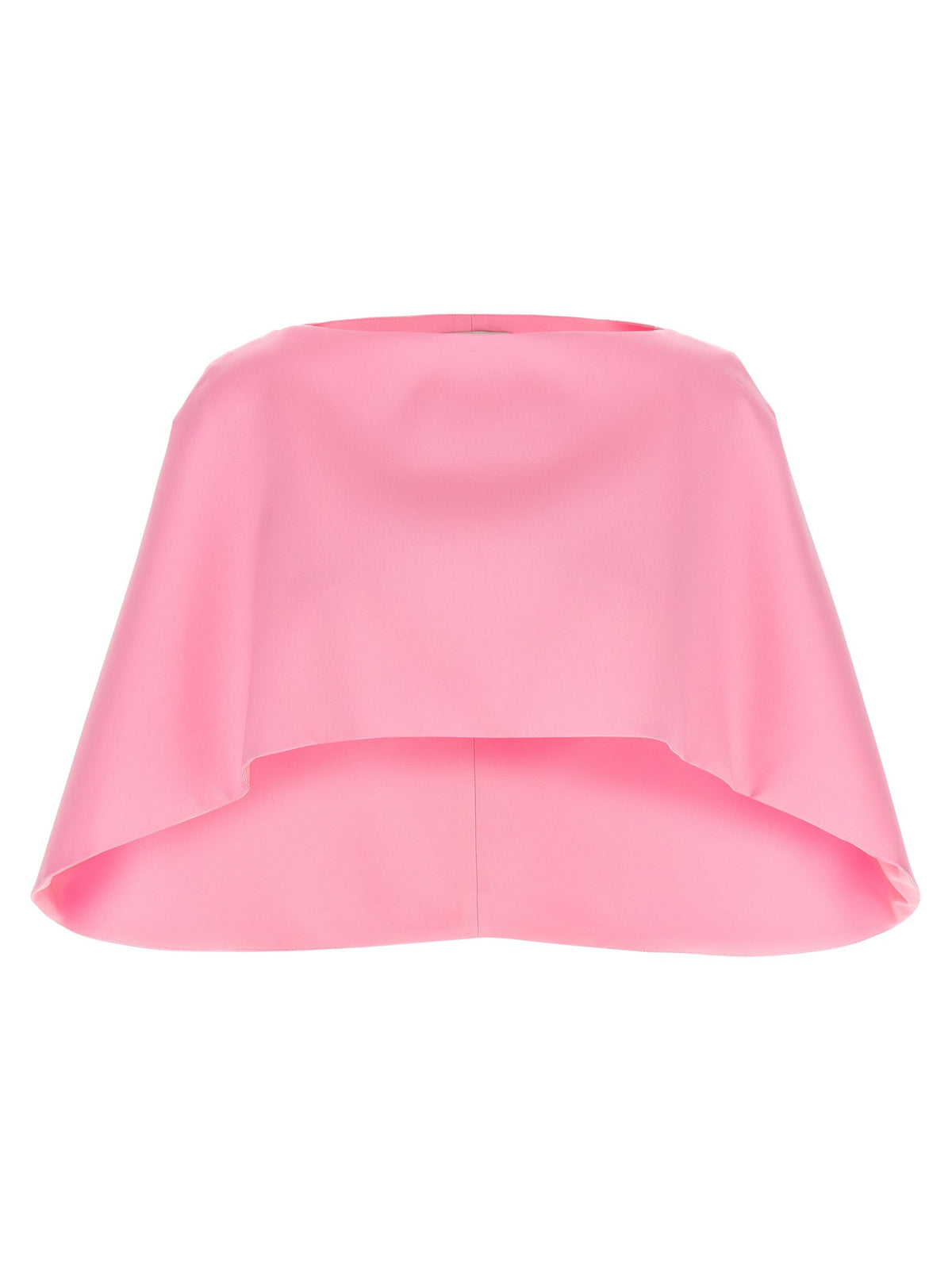 Alberta Ferretti Cropped Mantle Blue