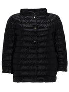 Herno Women's Cropped Padded Down Jacket Black