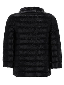 Herno Women's Cropped Padded Down Jacket Black