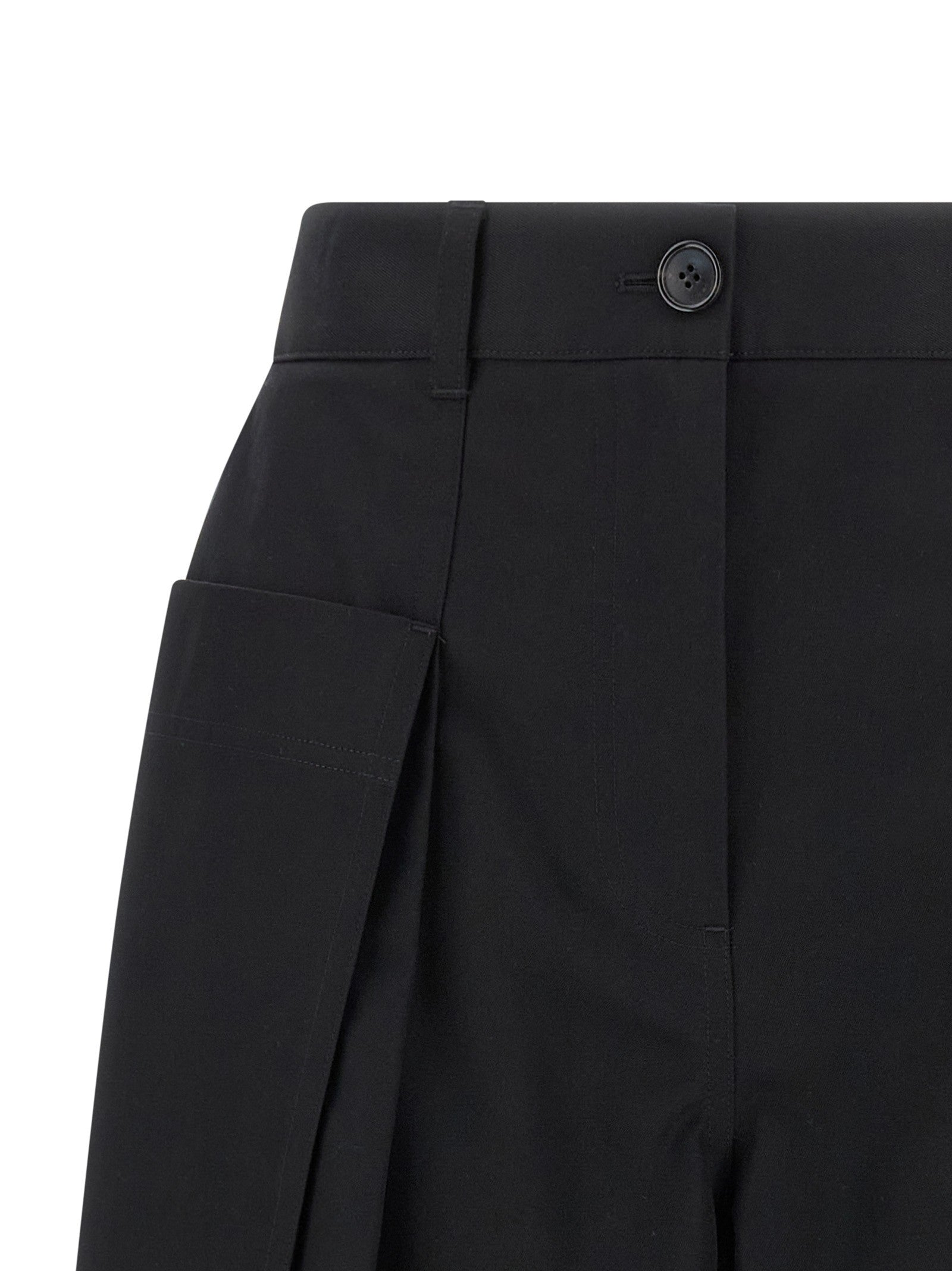 Loewe Cropped Pants Black