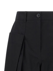 Loewe Cropped Pants Black