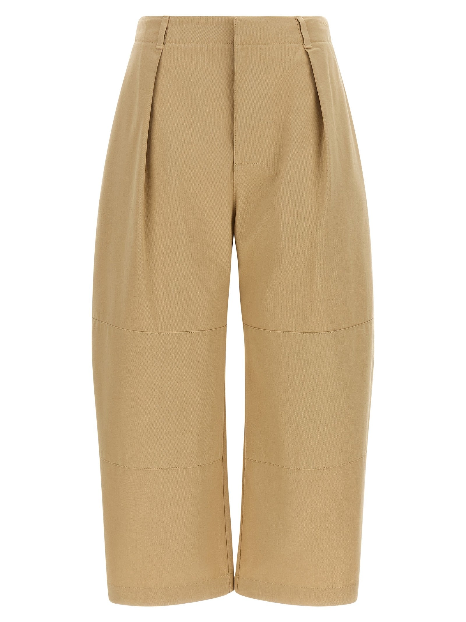 Loewe Cropped Pants Beige