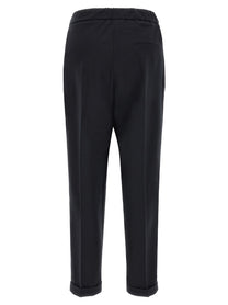 Alberto Biani Cropped Pants Black, view 2