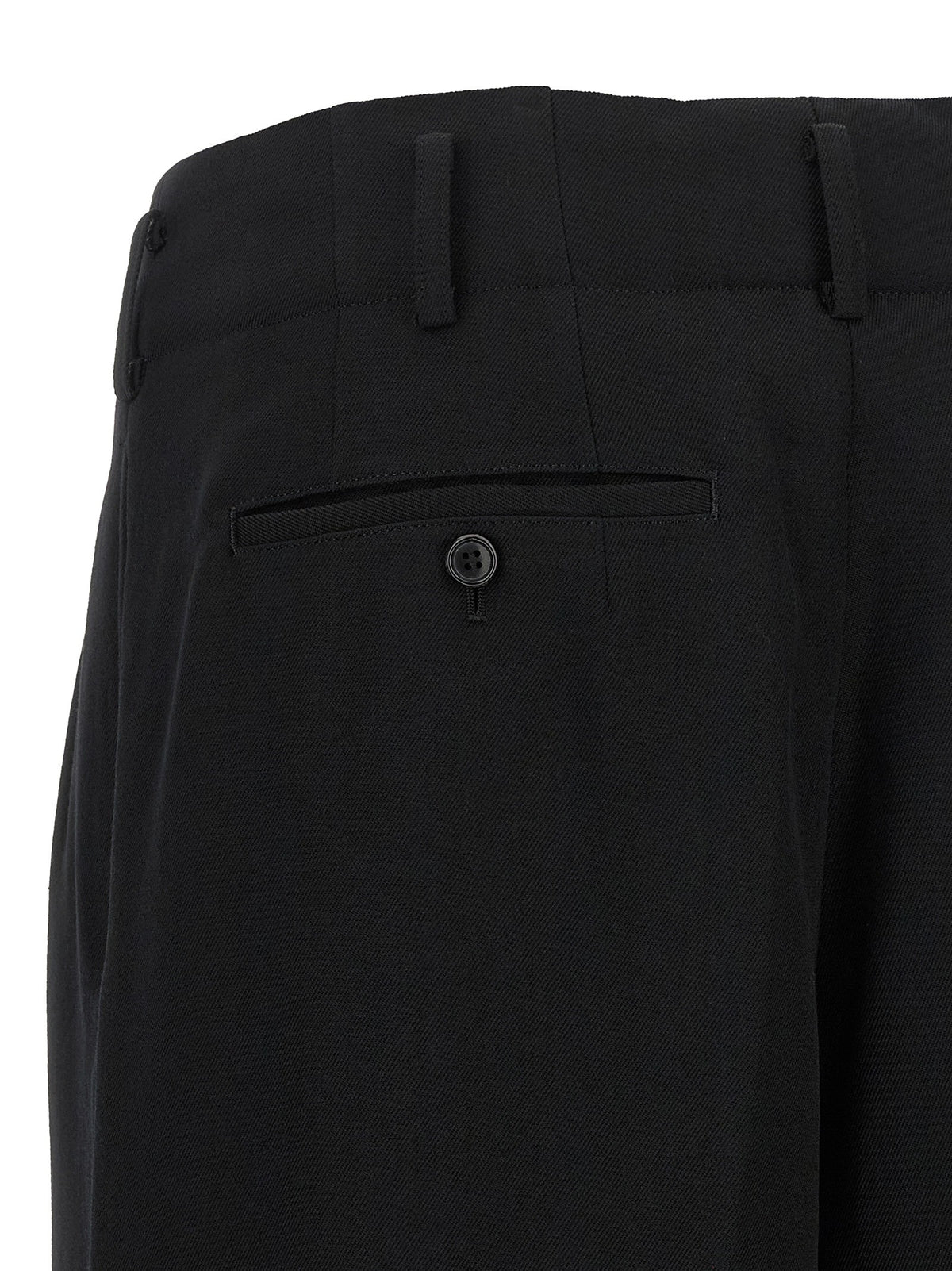 Comme Des Garçons Cropped Pants Black