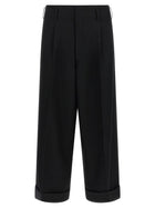 Comme Des Garçons Cropped Pants Black