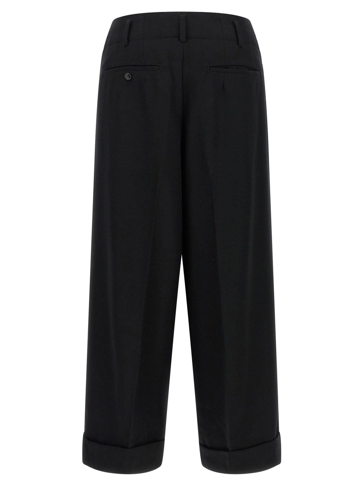 Comme Des Garçons Cropped Pants Black