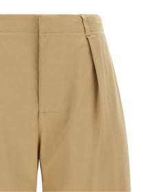 Loewe Cropped Pants Beige