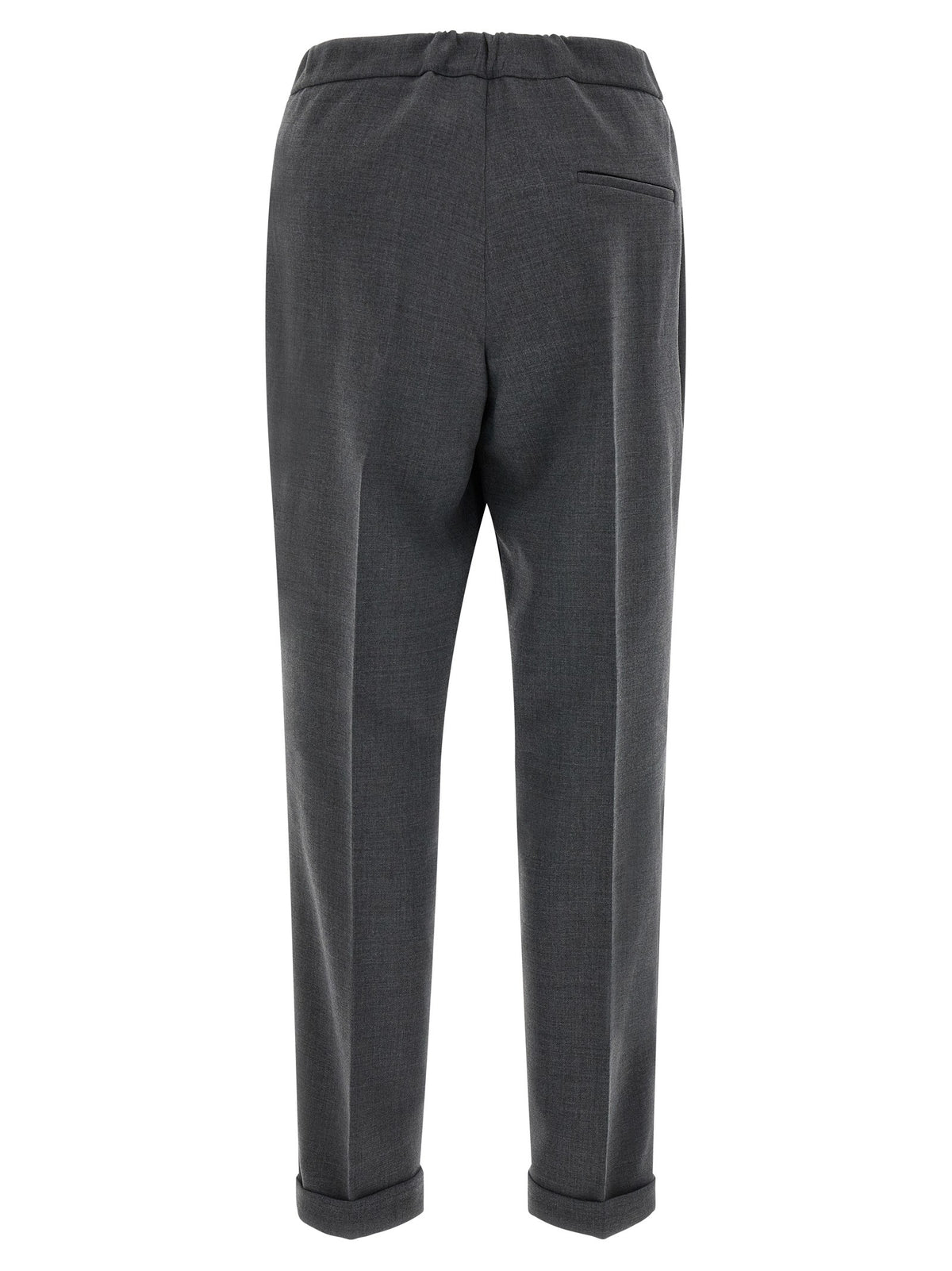 Alberto Biani Cropped Pants Grey, view 2