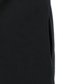 Rick Owens Cropped Sheath Dress Black, view 4