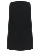 Rick Owens Cropped Sheath Dress Black