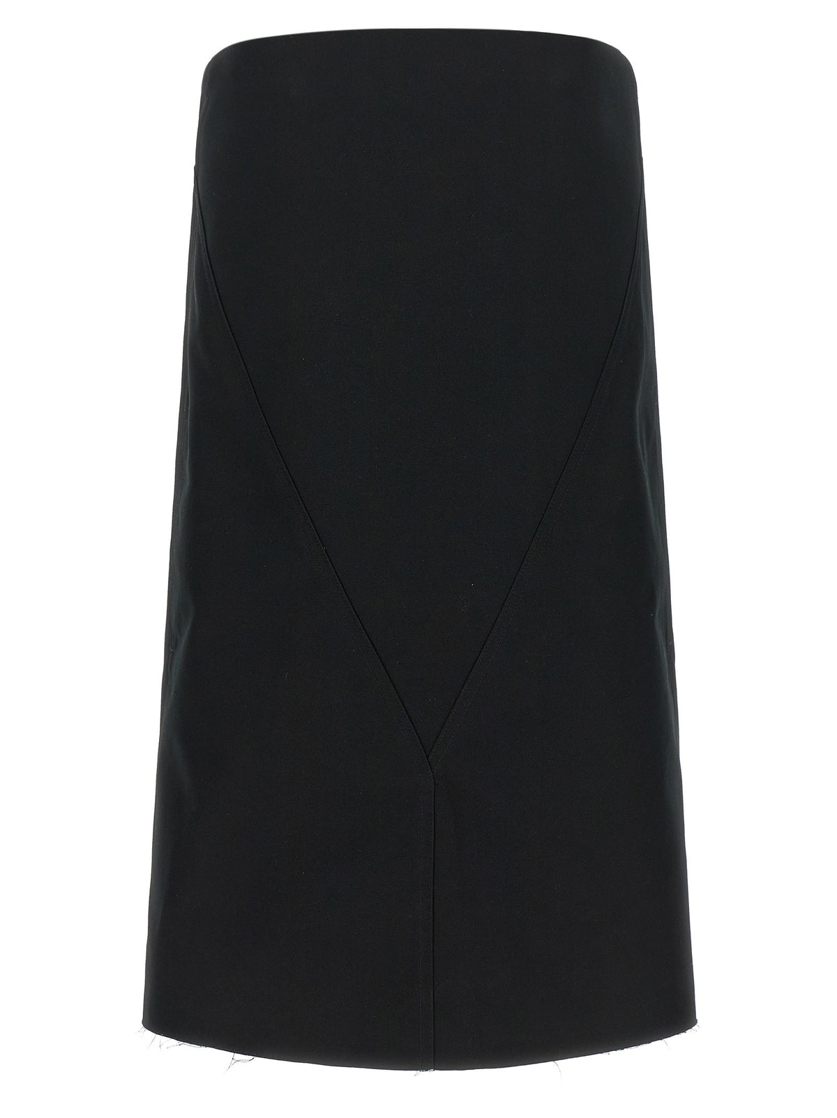 Rick Owens Cropped Sheath Dress Black