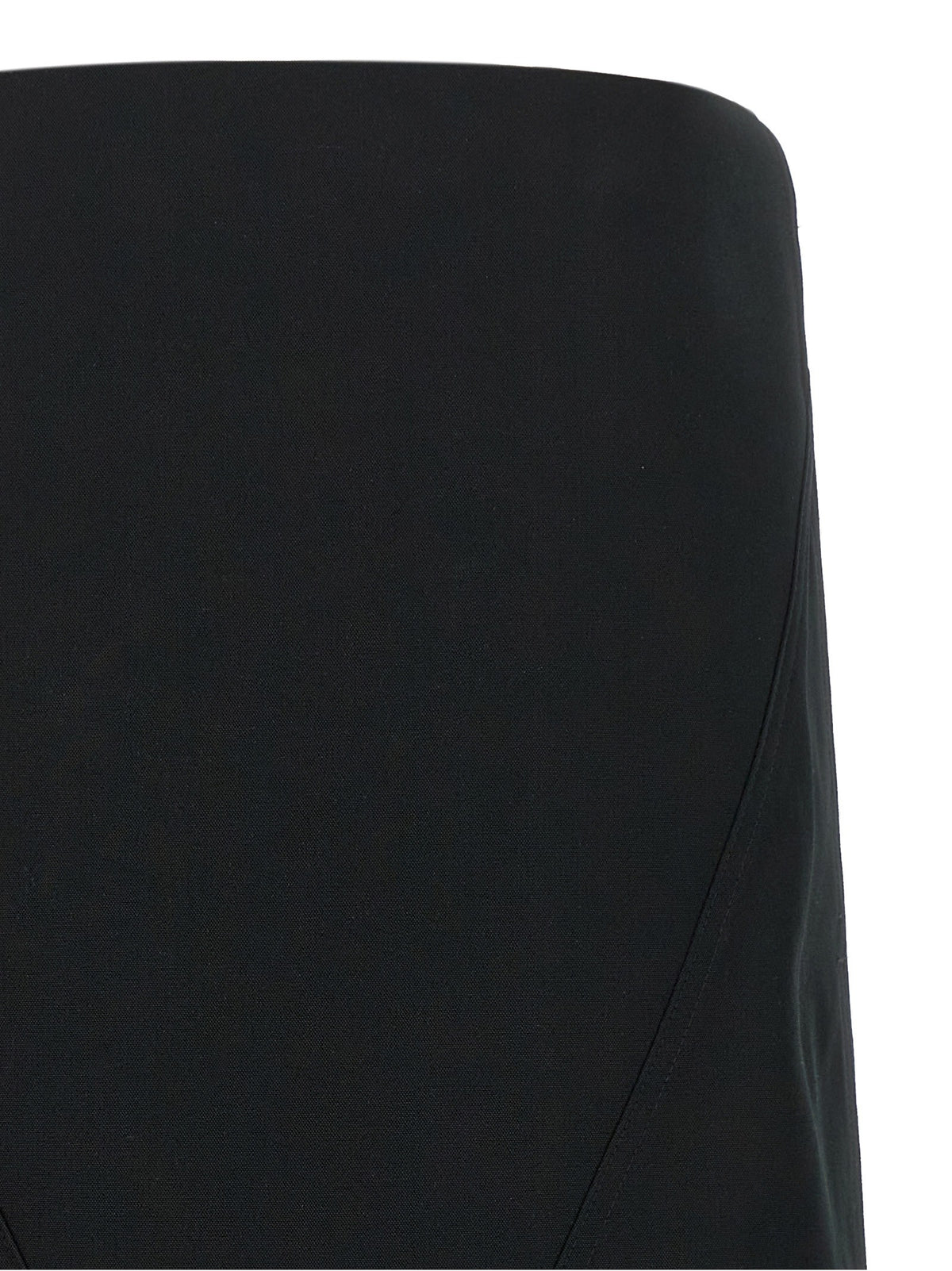 Rick Owens Cropped Sheath Dress Black, view 3