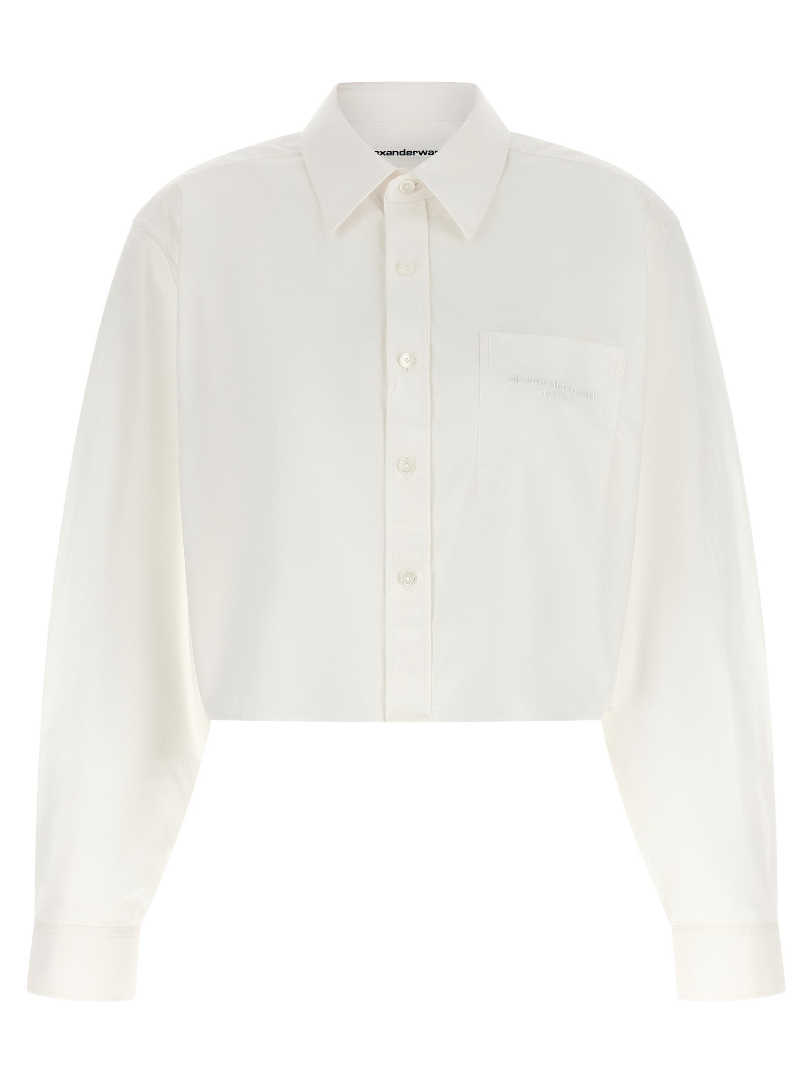 alexanderwang Cropped Shirt White