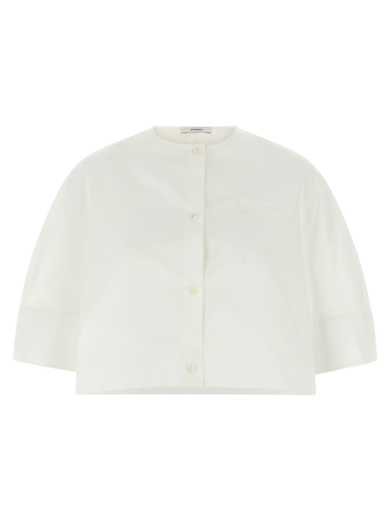 Givenchy Cropped Shirt White