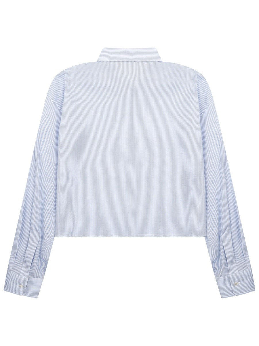 Celine Women's Cropped Shirt Blue