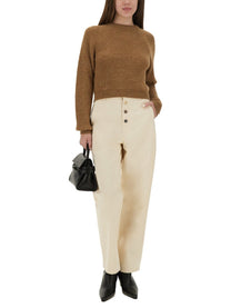 Moschino Women's Cropped Shirt Brown