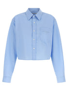 alexanderwang Cropped Shirt Blue