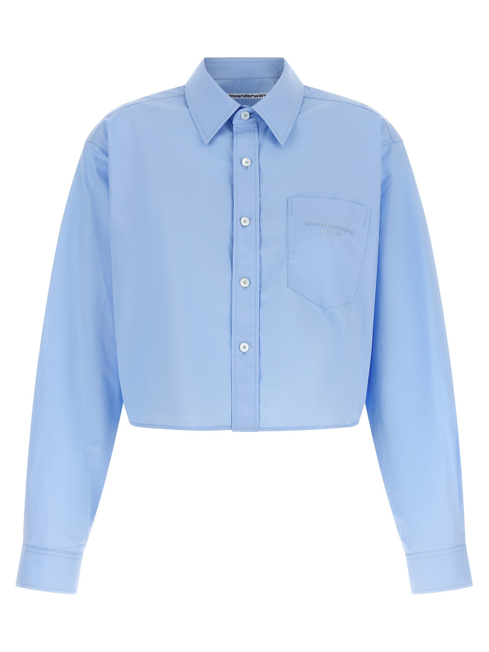 alexanderwang Cropped Shirt Blue