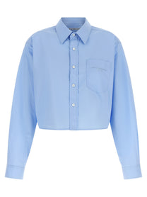 alexanderwang Cropped Shirt Blue