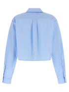alexanderwang Cropped Shirt Blue, view 2