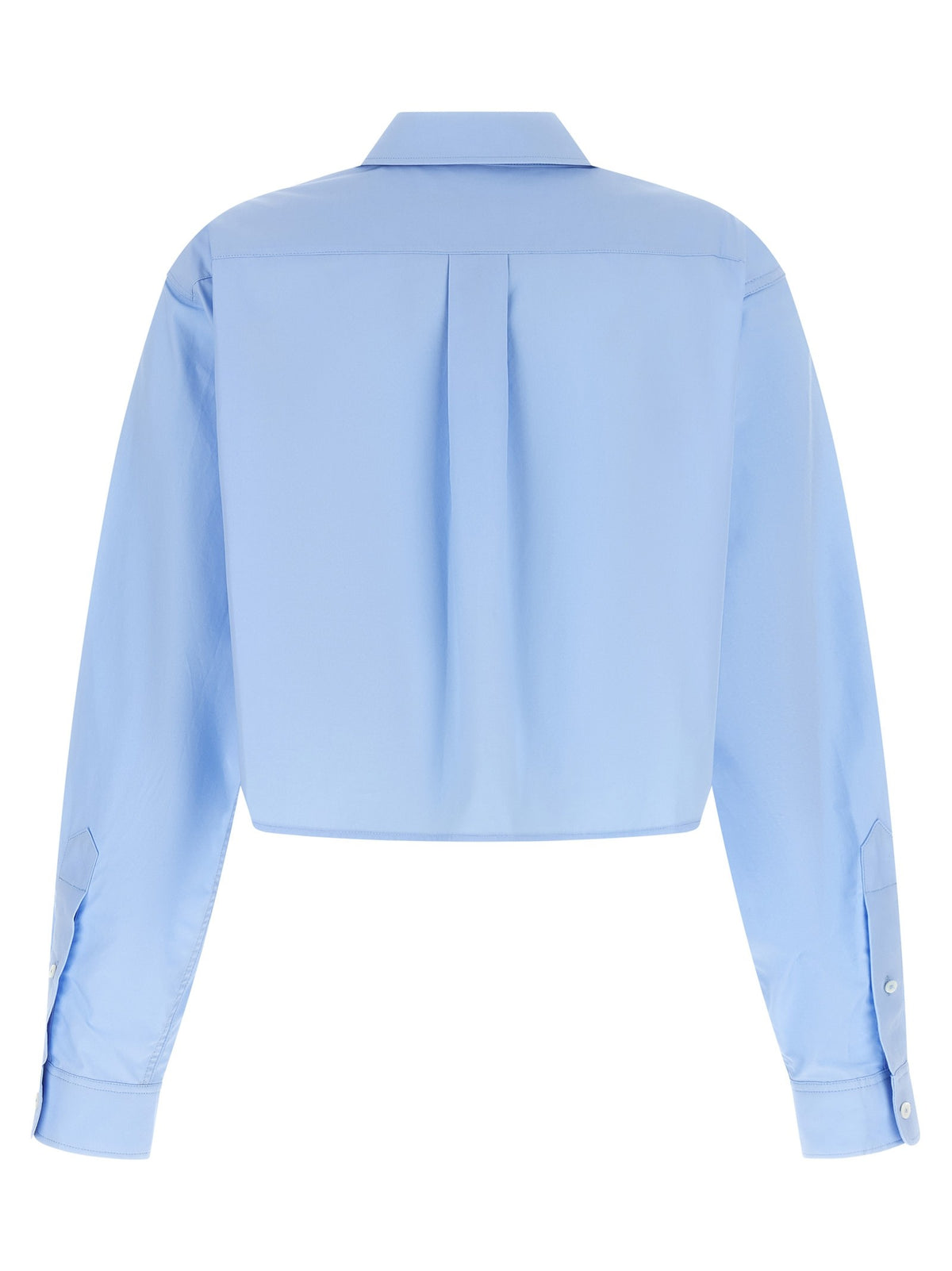 alexanderwang Cropped Shirt Blue, view 2