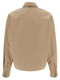 Fabiana Filippi Cropped Shirt Beige