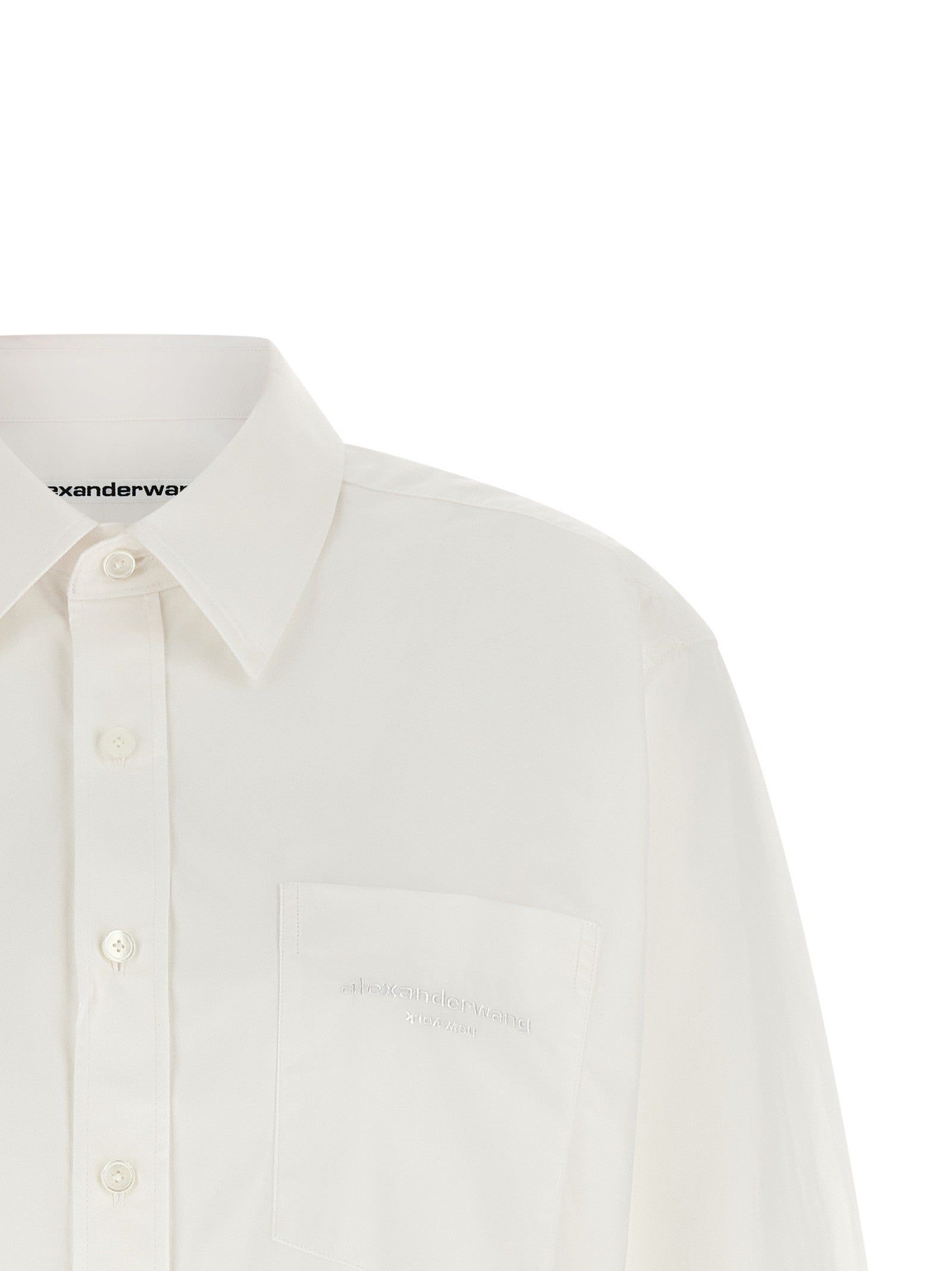 alexanderwang Cropped Shirt White