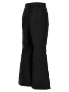Giambattista Valli Cropped Silk Blend Pants Black, view 4