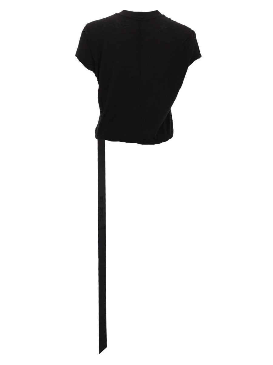 DRKSHDW Women's Cropped Small Level Shirt Black