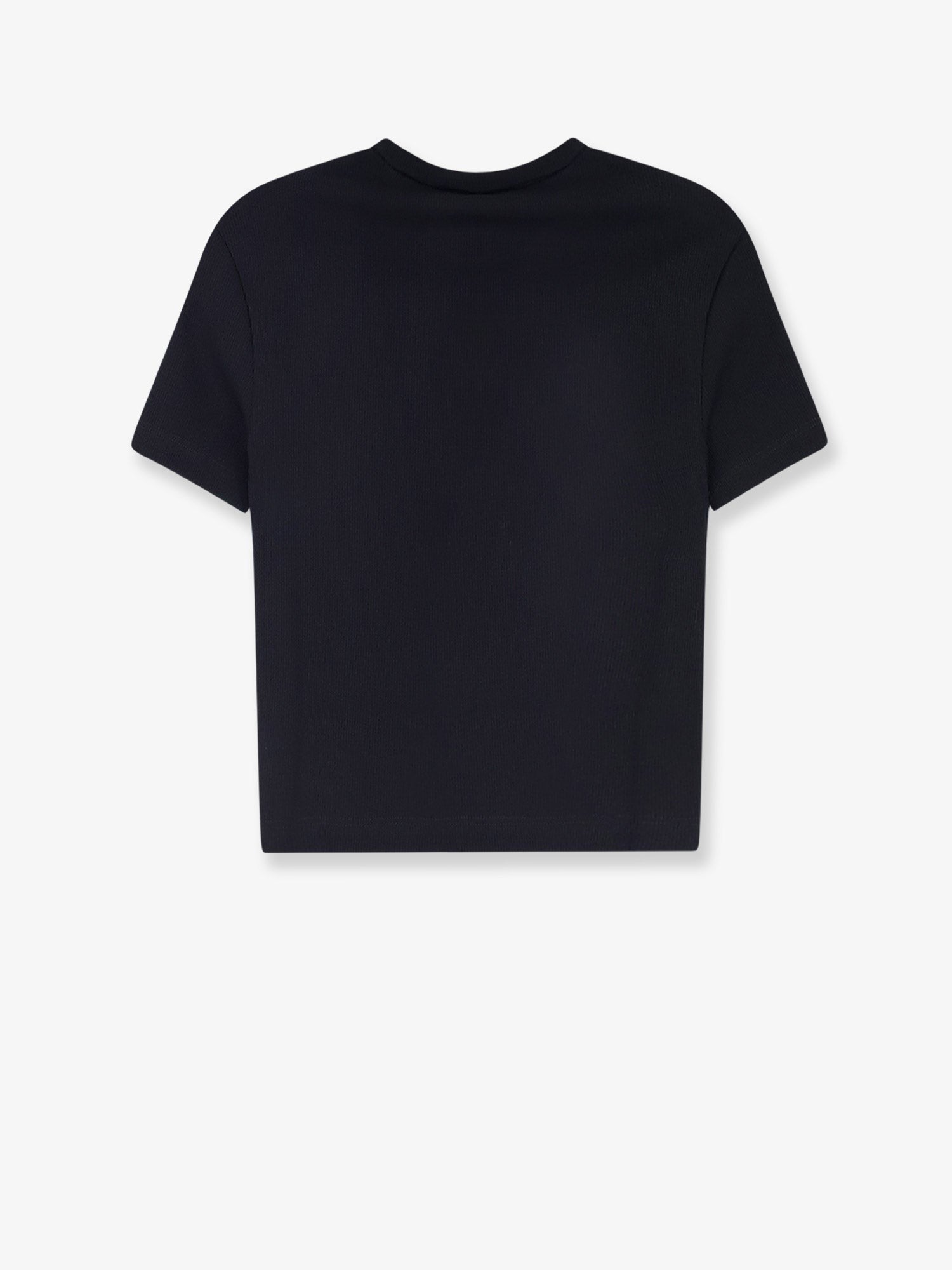 Fendi Women's Cropped Stretch Cotton Shirt Black