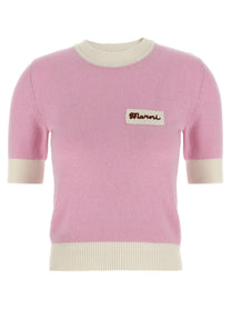 Marni Cropped Sweater Blue