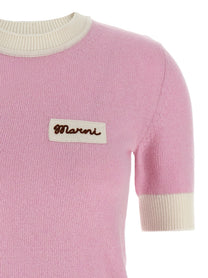 Marni Cropped Sweater Blue