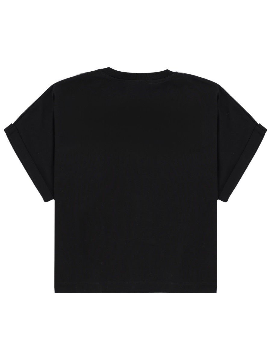 Balmain Women's Cropped Shirt Black