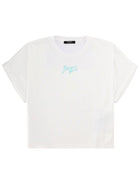 Balmain Women's Cropped Shirt White