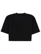 Off-White Women's Cropped Shirt Black, view 3