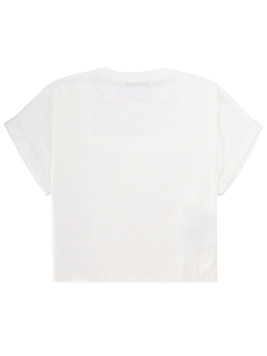 Balmain Women's Cropped Shirt White