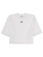 Off-White Women's Cropped Shirt White