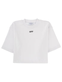 Off-White Women's Cropped Shirt White